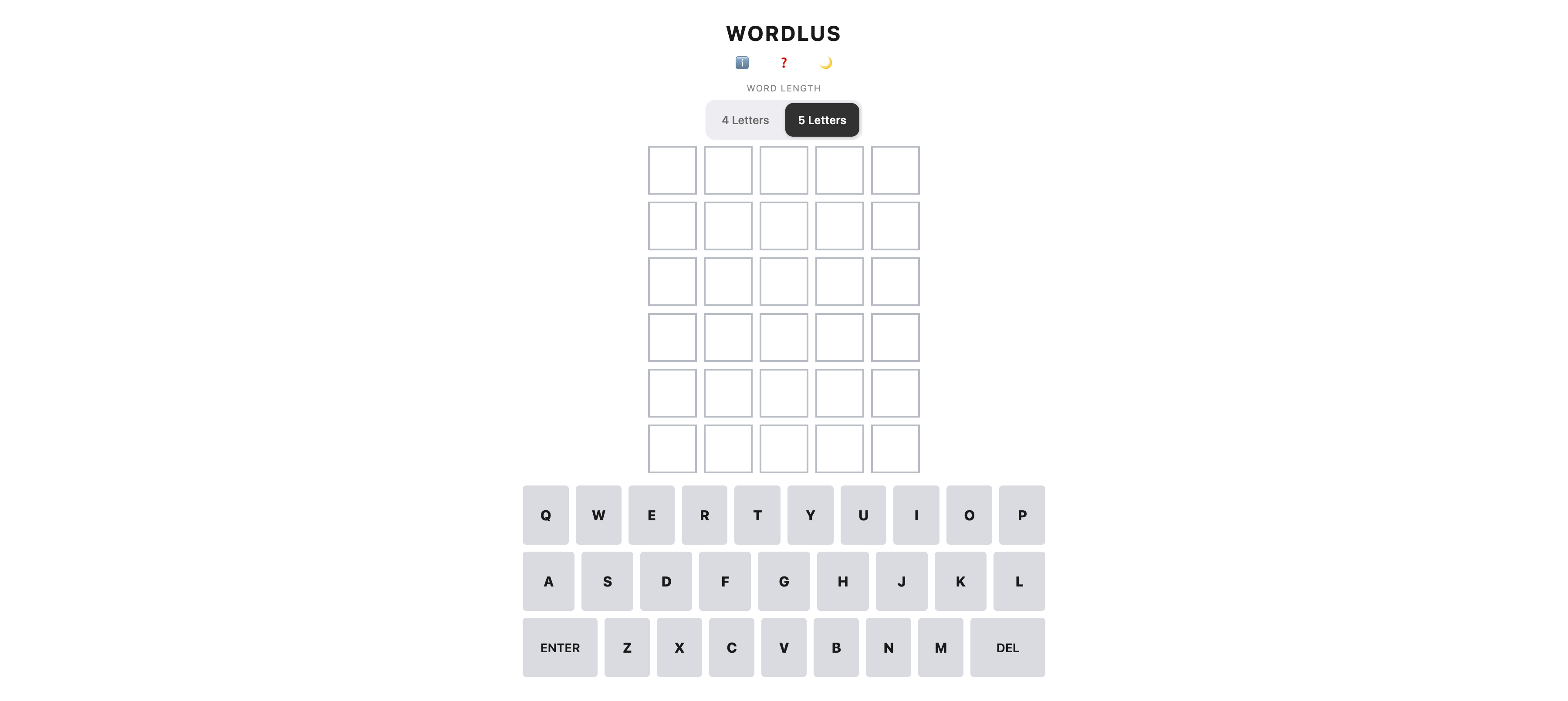 Wordlus daily Hmong word game screenshot